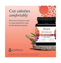 Youtheory 2X Action Probiotic Glp 1 Gut and Digestive Health Support Clinically Studied Gluten and Soy Free 60 Vegetarian Capsules