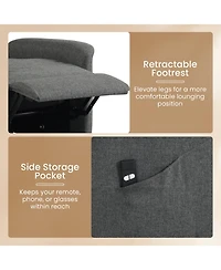 Sugift Power Lift Recliner Chair for Elderly with Remote Control and Side Pocket