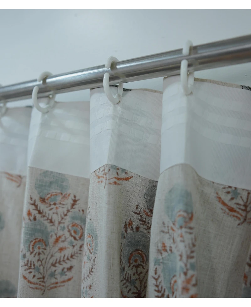 Fabdivine Mohini Handmade Linen Pleated Curtains
