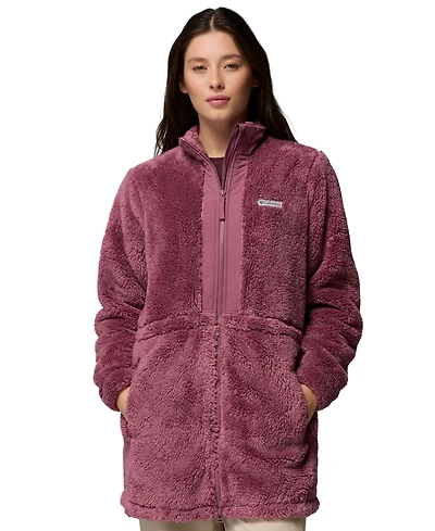 Columbia Women's Boundless Discovery High-Pile Fleece 2-Way Zipper Jacket