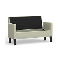 Glenwillow Home Storage Bench with Nailhead Trim