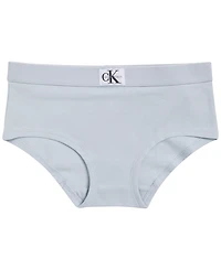 Calvin Klein Girls' 6-16 Seven Cotton Span Monologo Underwear, 3-Pack