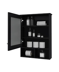 Fm Furniture Poston medicine cabinet with a door and mirror included