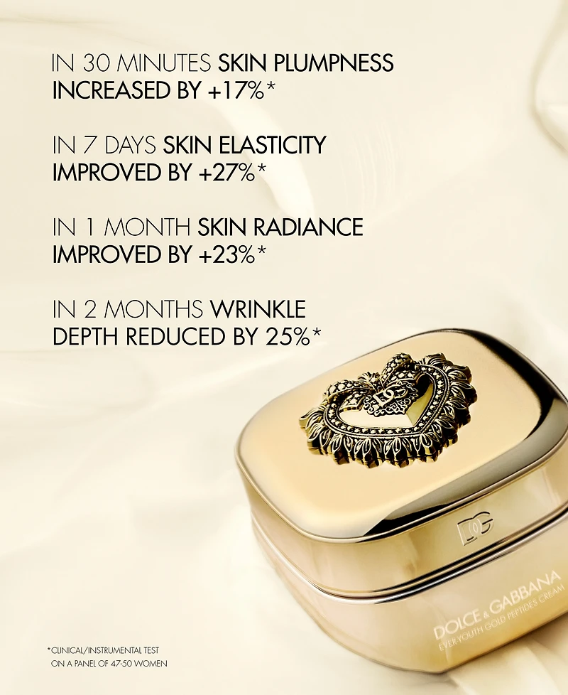 Dolce&Gabbana Ever-Youth Gold Peptides Cream, 1.69 oz.