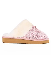 Minnetonka Women's Flurry Scuff Sparkle Knit Slippers