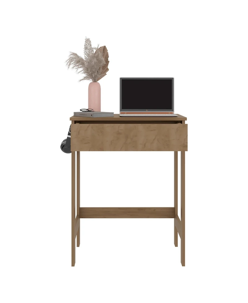 Fm Furniture Eagar Space-Saving Desk,sleek minimalist design with sturdy frame, practical work surface for home or office