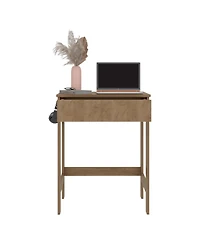 Fm Furniture Eagar Space-Saving Desk,sleek minimalist design with sturdy frame, practical work surface for home or office
