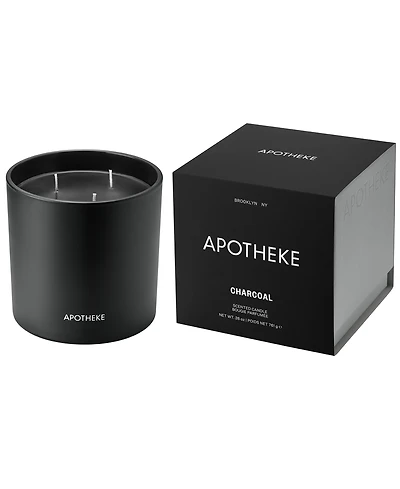Apotheke Charcoal 3-Wick Scented Candle, 0.26 oz.