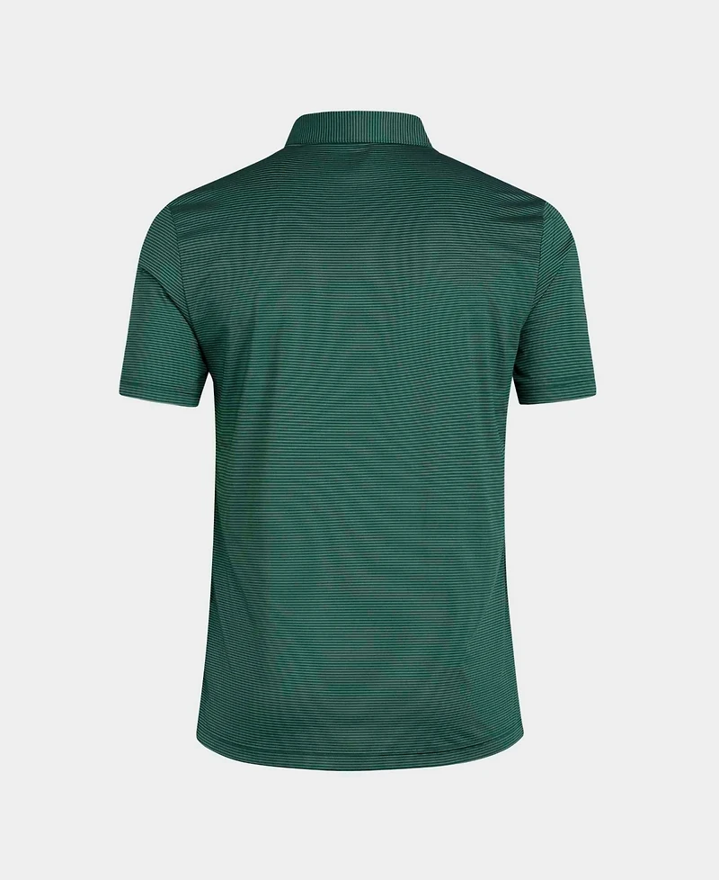 Men's adidas Green Miami Hurricanes Ultimate 365 Stripe Polo