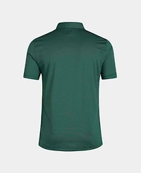 Men's adidas Green Miami Hurricanes Ultimate 365 Stripe Polo