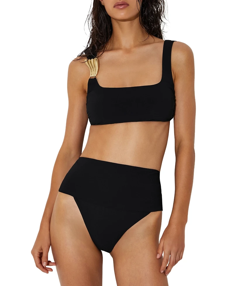 Reiss Women's Square Neck Bikini Top