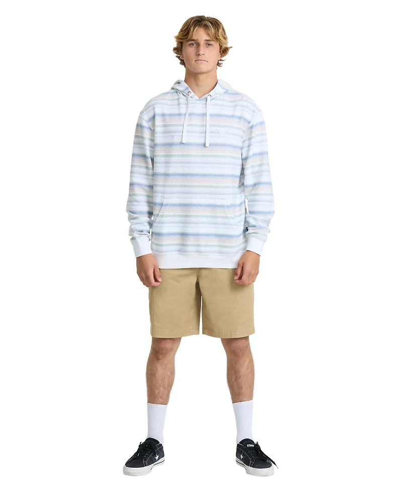 Quiksilver Men's Great Otway Striped French Terry Sweatshirt