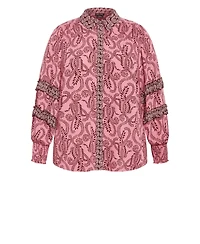 City Chic Women's Plus Dreamweaver Shirt