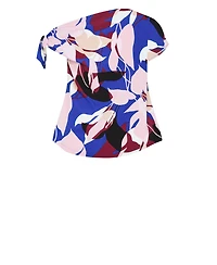City Chic Plus Off-Shoulder Short-Sleeve Top