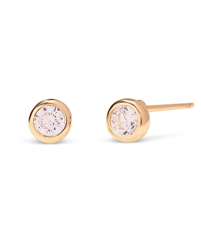 brook & york Gold-Plated Eliza Birthstone Earrings