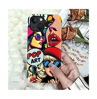 Lisen Phone Case Compatible with Apple iPhone, 2-Layer Durable, Pop Art Icons