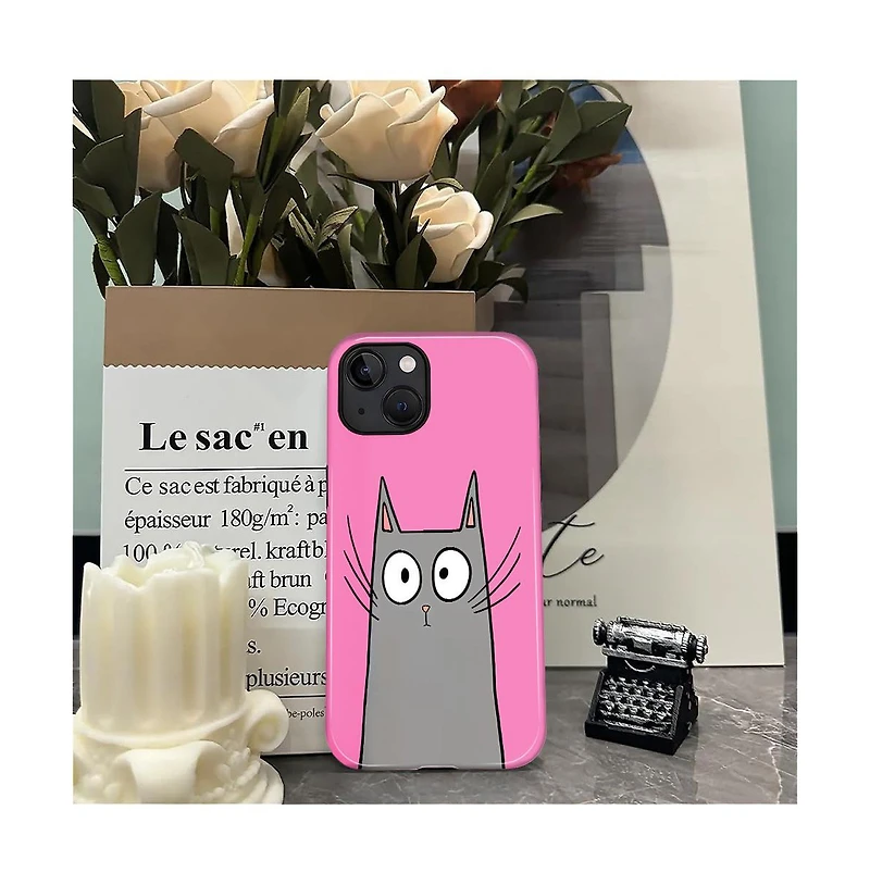 Lisen 2-Layer Anti-Slip Phone Case Compatible with Apple iPhone 14
