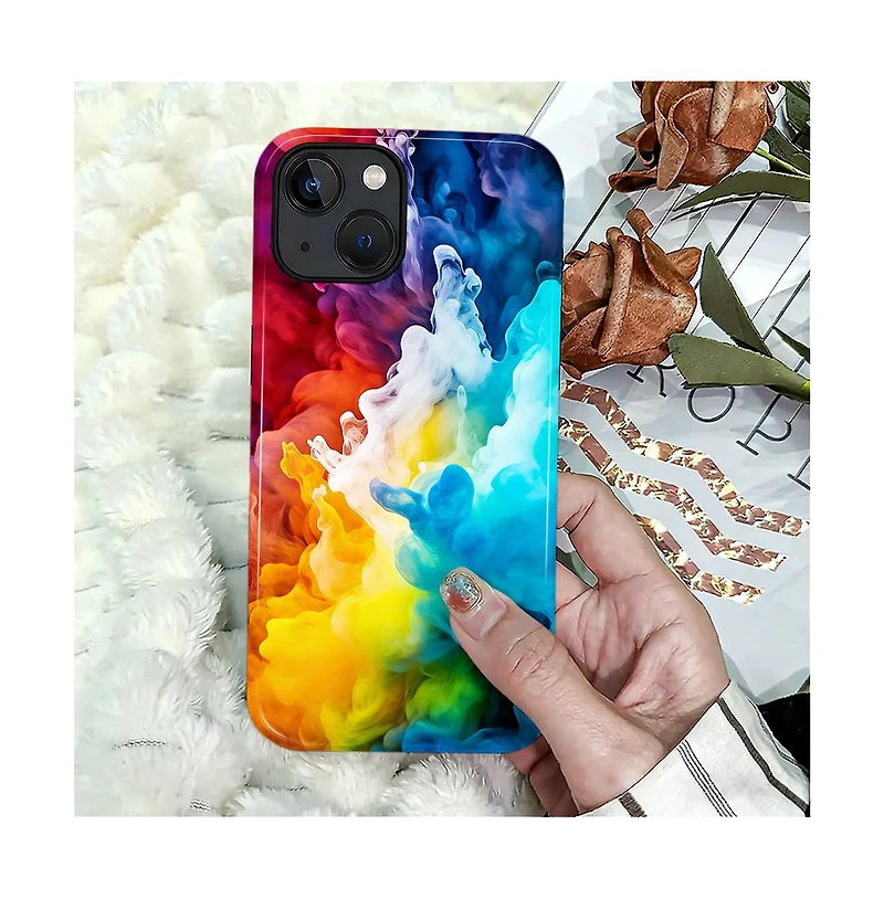 Lisen Dual-Layer Anti-Slip Phone Case for Apple iPhone 14