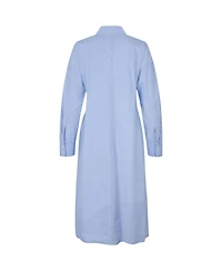 Masai Copenhagen Women's MaNeylora Long-Sleeve Wrap Midi Shirt Dress