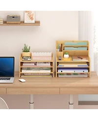 Danrong 3 Tier Desk Organizer Desktop Paper Tray Mail Holder