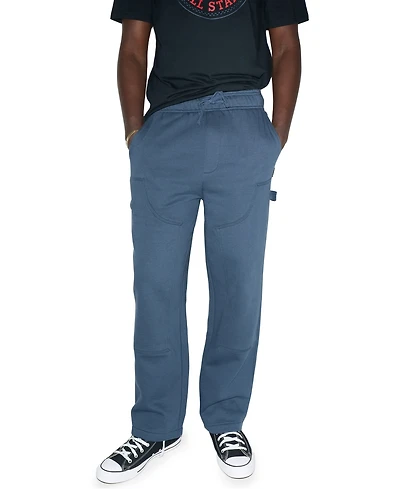 Converse Men's Double Knee Relaxed-Fit Sweatpants