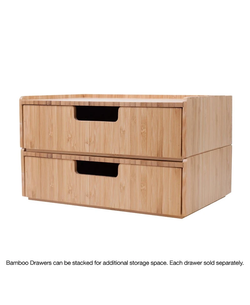 Danrong Stackable Desk Drawer Organizer For Office Supplies And More