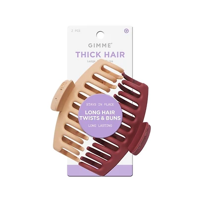Gimme Beauty Thick Hair Claw Clips Large Hair Claws for Curly and Textured Hair 2 Pack