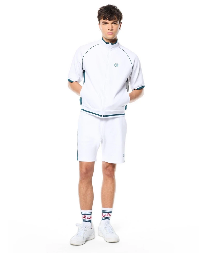 Sergio Tacchini Men's Pannello Short Sleeve Track Jacket