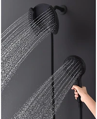 Cyqbd 2.5 Gpm Shower Head Handheld Rain 2-in-1 Hose Trim