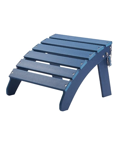 Slickblue Folding Adirondack Ottoman Footrest for Outdoor Chairs