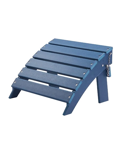Slickblue Folding Adirondack Ottoman Footrest for Outdoor Chairs