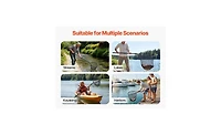 Zeny Fishing Net, Foldable Landing Nets with Telescopic Handle, Portable Lightweight and Stronger 6063 Aluminum Fish Gear,
