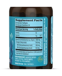 Sunwarrior Omega-3 Algae Oil Softgels, 550 Milligram Omega-3s with Dha and Epa, 60 Softgels