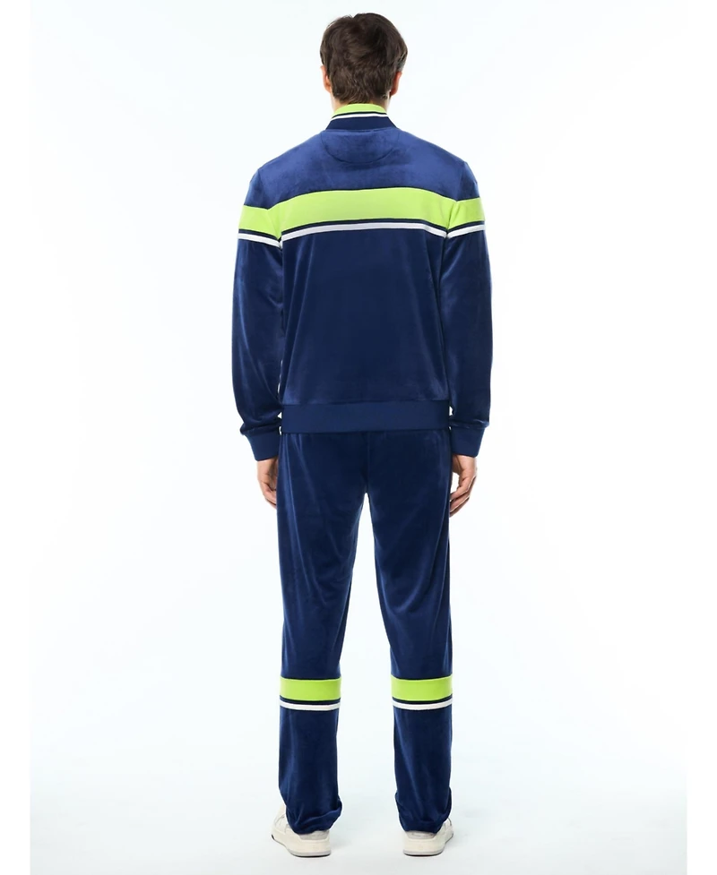 Sergio Tacchini Men's Damarindo Velour Track Jacket