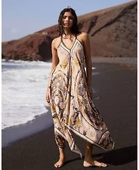 Mint Velvet Women's Desert Bloom Handkerchief Maxi Dress
