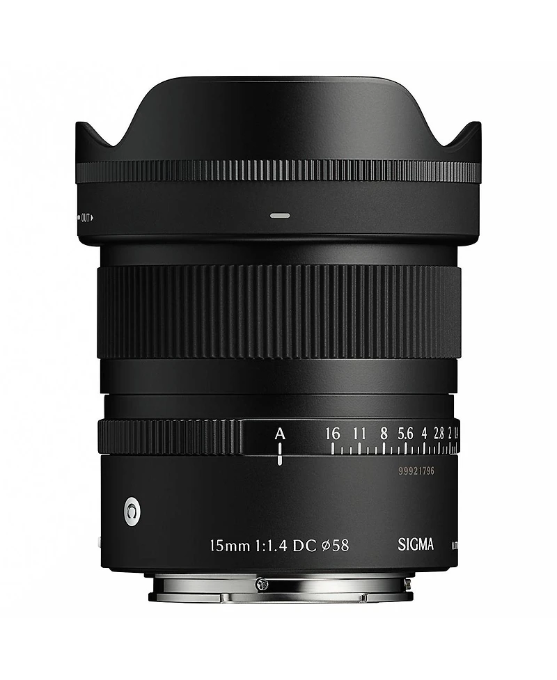 Sigma 15mm f/1.4 Dc Contemporary Lens for Sony E w/ Takama 3 Sec Tripod W/3-way Head, Pro Optic Cleaning Kit