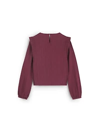 Scalpers Women's Striped Long-Sleeve Blouse