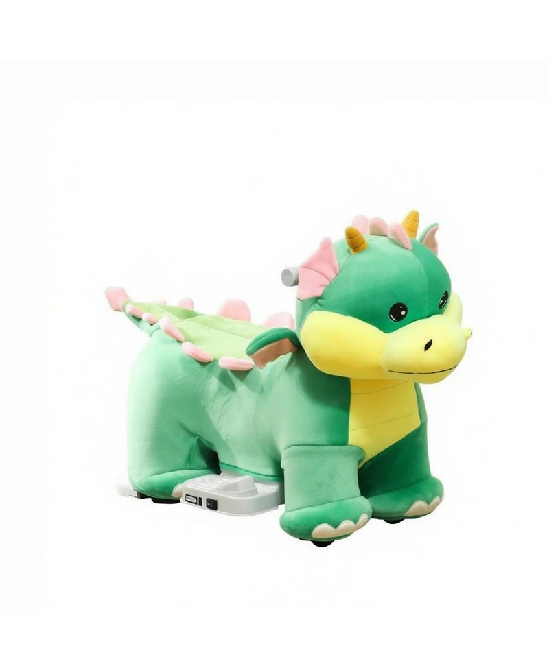 Sevorley 6V Electric Dinosaur Ride-On Toy with Forward Drive and Music, Ages 18-36 Months