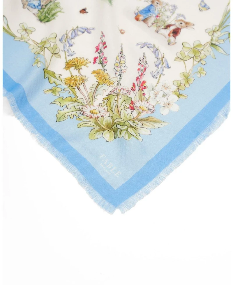 Fable England Women's Peter Rabbit Rectangle Scarf