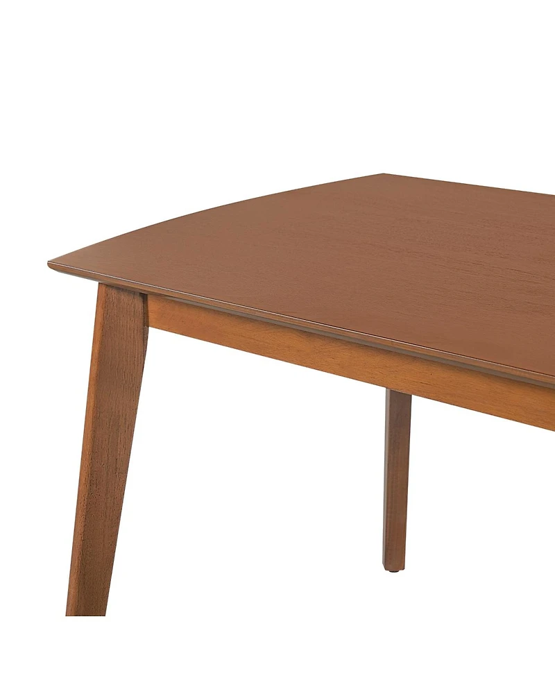 Streamdale Furniture Mid Century Modern Solid Wood Dining Table for 4