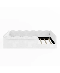 Streamdale Furniture Full Size Upholstered Floor Bed