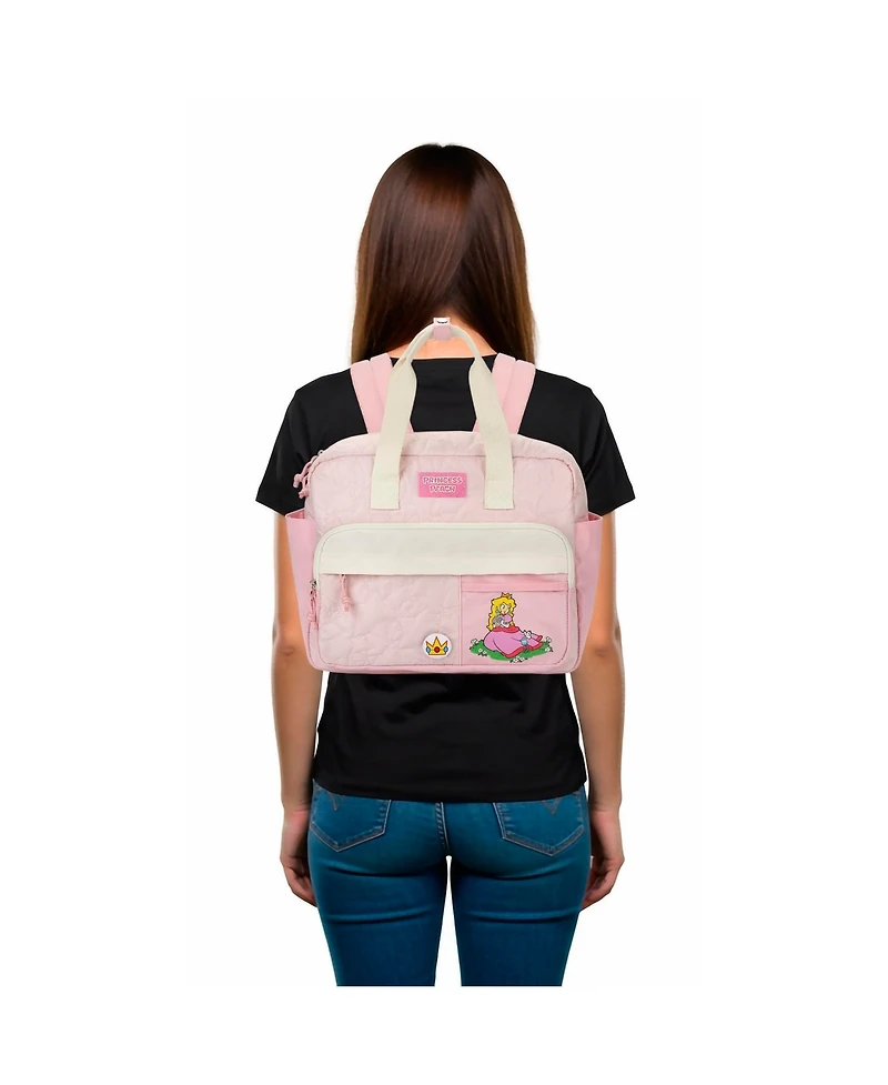 Super Mario Bros Mini Backpack with Character Icons and Adjustable Straps