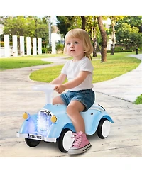 Sevorley Toddler Foot-to-Floor Ride-On Push Car with Horn, Lights and Storage, Ages 19-36 months