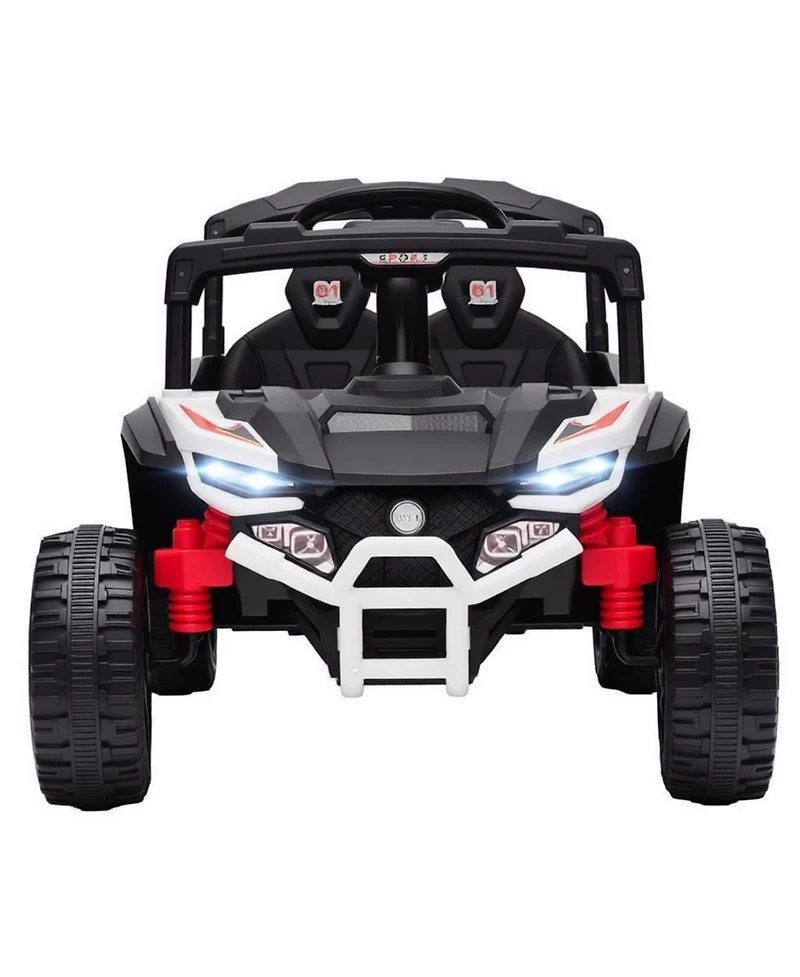 Sevorley 12V Kids Electric Utv Ride-On Truck with Parental Remote Control, Wheel Suspension and Led Lights, Ages 3-5