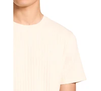 Michael Kors Men's Variegated-Rib Crewneck T-Shirt