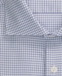 Michael Kors Men's Luxe Touch Micro Check Dress Shirt