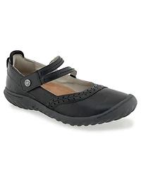 Jbu Women's Adeline Mary Jane Round Toe Flats