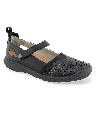 Jbu Women's Rya Mary Jane Round Toe Flats