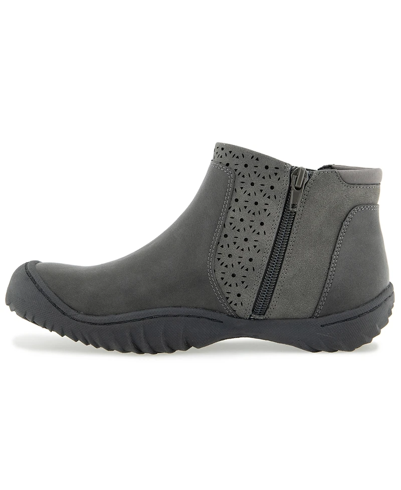 Jbu Women's Jemma Water-Resistant Round Toe Casual Booties