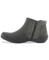 Jbu Women's Jemma Water-Resistant Round Toe Casual Booties